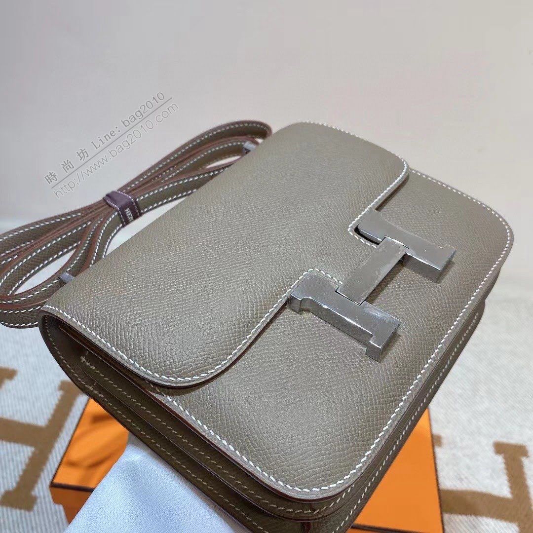 Hermesn康康女包 愛馬仕Constance斜挎包 Epsom皮  am2302
